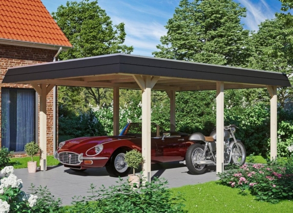 Skanholz Einzelcarport »Wendland«, 210 cm Einfahrtshöhe