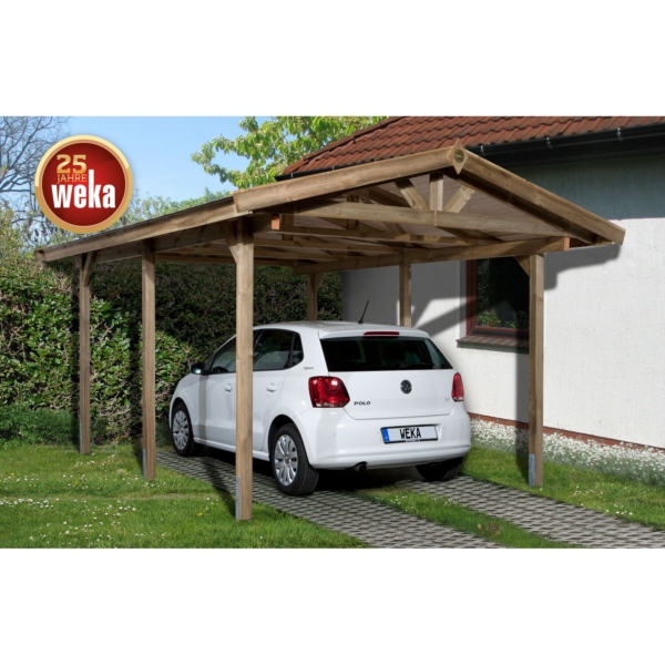 Weka Einzelcarport 611 mit Satteldach 288 cm x 389 cm kaufen bei OBI