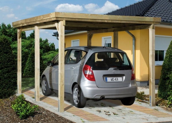 weka Einzelcarport »Optima 1«, 215 cm Einfahrtshöhe