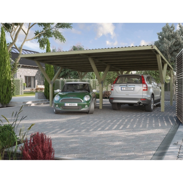WEKA Y-Doppelcarport BxT: 592 cm x 606 cm kaufen bei OBI