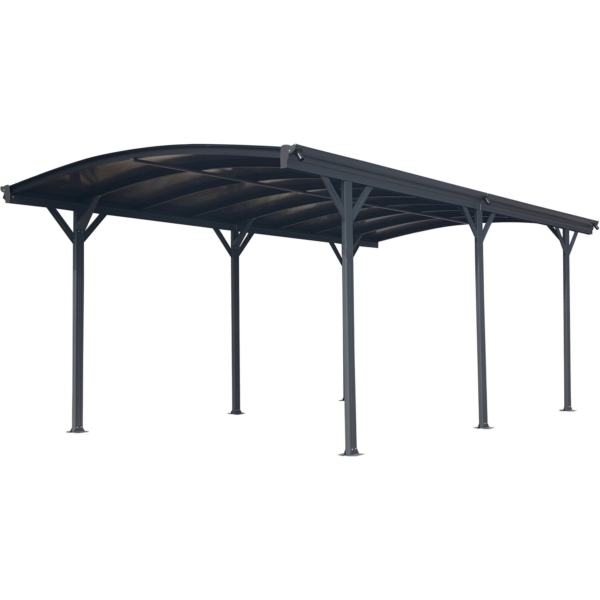 Westmann Rundbogen-Einzelcarport Anthrazit 300 cm x 505 cm kaufen bei OBI