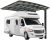 Ximax Einzelcarport »Portoforte Caravan Typ 80 Standard-schwarz«, 290 cm Einfahrtshöhe, Aluminium